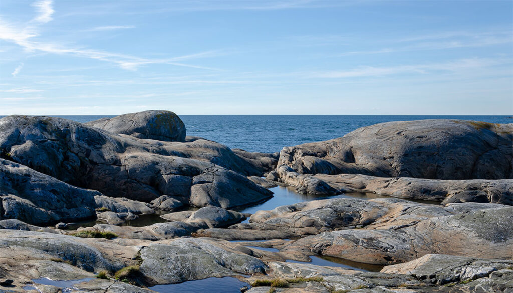 Klippor mot havet